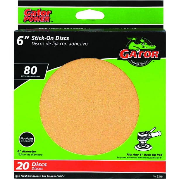 ALI Industries 3245 GLD Stick-On Disc 80# 6In ALI Industries 3245 GLD Stick-On Disc 80# 6In